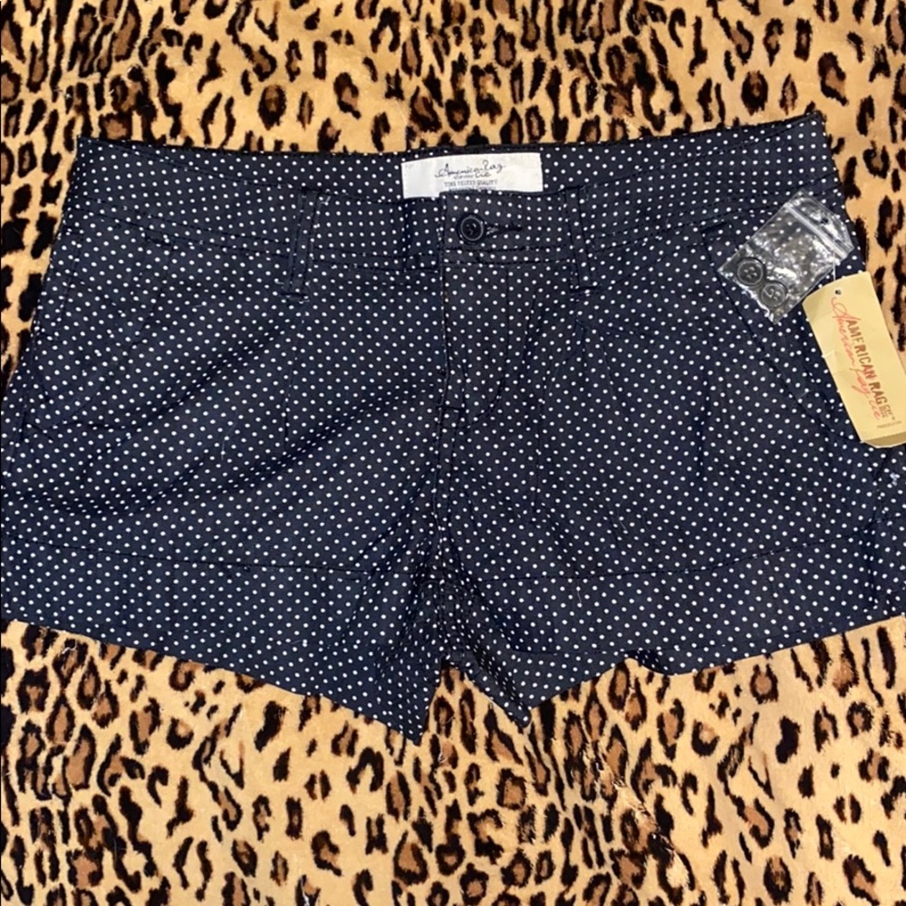 Polka-dotted shorts